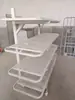 Estante de Espalhamento de Tecido de Malha Dupla para Logística de Fábrica de Roupas, Carrinho de Espalhamento de Tecido, Carrinho de Posicionamento de Tecido, Carrinho de Transporte de Tecido, Mesa de Corte