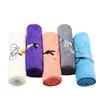 Toalla deportiva personalizada de microfibra de secado rápido con logotipo bordado para maratón, yoga, fitness y absorción del sudor.