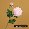 Flores de Peonía de Seda Simulada para Sala de Estar Decoración del Hogar, Ramo de Flores Artificiales, Flores de Peonía Estilo Europeo de 2 Cabezas para Sostener, Venta al por Mayor desde el Fabricante
