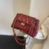 2026 Nuevo Bolso de Cadena de Diamantes de Gran Capacidad Retro para Mujer Bolso de Hombro Único de Gama Alta de Nicho Bolso Cruzado para Viajar
