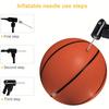 Bola de aço inoxidável agulha de ar bolsa de rede para basquete bola inflável futebol suprimentos cilindro de gás caixa de agulhas para bola de metal 30