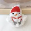 Broche de Muñeco de Peluche Serie Navideña Dibujos Animados Muñeco de Papá Noel Ciervo Accesorios para Ropa Decoración Accesorios DIY