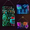 Pluma especial para pizarra fluorescente Marcador resaltador LED electrónico luminoso Borrable luminoso Publicidad de acuarela Pizarra de tiza Pizarra blanca Bolígrafo