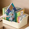 Caja de almacenamiento de libros simple debajo del escritorio, estante de almacenamiento tipo bolsa con ruedas de gran capacidad para estudiantes, aulas y almacenamiento de escritorio de oficina