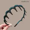 Colección de Diademas de Cabeza de Dientes para Niños y Adultos Impresionante Trenza de Calavera Alta Diadema Colores de Corte Pinza para el Cabello Antideslizante Accesorios para el Cabello