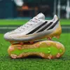 Zapatos de fútbol cross country para niños, niñas, adultos, adolescentes, estudiantes de primaria y secundaria, zapatos de entrenamiento, tachones largos, tachones cortos, zapatos deportivos de competición