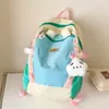 Mochila de Jardín de Infancia Dopamine, Mochila Infantil Ligera Estilo Coreano Color-Block, Bolsa Escolar para Estudiantes Fresca y Moderna para Exteriores