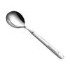 Hehe Oso Acero Inoxidable 316 Redonda Cuchara Hogar Restaurante Mango Largo Cuchara para Sopa Sandía Helado Postre Cuchara para Comer
