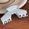 Design de Grafite Estilo Coreano Trapézio Irregular Presilha Grande de Tubarão Grampo Versátil para a Parte de Trás da Cabeça Acessório de Cabelo com Gotejamento de Óleo