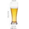 Taza de Cerveza Artesanal Gran Capacidad Vaso para Cerveza Hogareño Comercial Red Social Creativo Bar Universal Trigo Cerveza de Barril