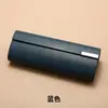 Estuche para Gafas con Hebilla Redonda Plateada y Esquinas Ovaladas en 26 Colores, Moderno, Versátil, Estilo Ins, Estuche para Gafas Ópticas, Se Puede Imprimir Logo
