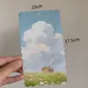 10x 17,5 borda ondulada coleção cartão corrente de celular diy cartão traseiro chaveiro pingente corrente de papelão decorativa cartão traseiro