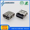 Conector Hembra USB3.0 Conector de 90 Grados/180 Grados Af Enchufe Recto Insertable Abrazadera de Placa Hundida Soldadura Completa Interfaz Insertable Lateral con Cable