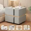 Mesita de noche inteligente de madera maciza suspendida, dormitorio simple y moderno con cerradura, sin necesidad de instalación, almacenamiento, mueble de noche de pie para el hogar