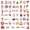 54 adesivos de Natal layout de cena de feriado decoração de árvore de Natal adesivos de grafite para mesa de celular atacado