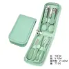 Bolsa Plegable Set de 16 Piezas Cortaúñas Tijeras para Uñas Cortaúñas Herramientas para Pedicura Tijeras Set de Cuchara para Oídos Venta al por Mayor
