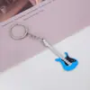 Acessórios de Guitarra Elétrica Simulada, Pingentes de Instrumentos Musicais, Sacolas de Presente para Eventos, Chaveiros de Guitarra de Metal com Gotejamento de Óleo, Brindes Corporativos