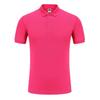 Nueva Camisa Polo de Verano 200g Algodón Cvc65 Cuello Camisero Manga Corta para Hombre Malla Piqué Color Sólido Holgada Ropa de Trabajo
