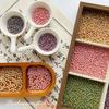 Cuentas de arroz checas importadas de color retro, hechas a mano, para pulsera, collar, cuentas dispersas, accesorios de joyería