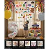 Montaje de Escena de Cumpleaños Decoraciones con Globos para Niña de 2 Años, Ambiente de Fiesta Ceremonial, Accesorios para Fotos para Niño de 3 Años