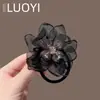2025 Nuevo Estilo Coreano Lujo Ligero Diamante Brillante Flor de Cuatro Hojas Malla para el Cabello para Mujeres, Accesorio para el Cabello Simple de Moda y Versátil