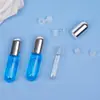 Botella de aceite esencial de 5 ml Botella de vidrio dividido de fondo redondo de 5 ml Botella de solución madre de bulbo pequeño Botella dividida portátil de viaje para muestras