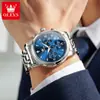 Relojes de la marca Oli con respaldo de estrellas explosiones transfronterizas relojes de cuarzo multifuncionales relojes de hombre de negocios impermeables