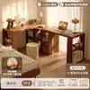 Escritorio de Madera Maciza Cuidadosamente Seleccionado, Modelo Nuevo para Habitación de Niñas, Tocador de Esquina, Tocador Integrado, Escritorio de Computadora Doble en L para Uso Doméstico