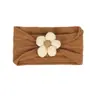 Diadema de Nailon para Niños Europeos y Americanos Flor Hecha a Mano Diadema de Nailon Jacquard de Ala Ancha Ropa para la Cabeza de Tela Suave de Alta Elasticidad para Bebé