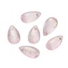 8 * 14mm gota de água de vidro pingente contas de vidro transparente diy handmade hairpin brincos pulseira jóias atacado