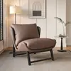 Sofá Minimalista de Lujo Ligero Estilo Italiano para Sala de Estar, Dormitorio, Oficina Sencilla, Habitación Principal de Hotel, Sofá Perezoso, Sillón de Sofá para Ocio