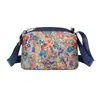 Bolsa de Ombro Único de Lona Feminina da Moda para o Dia a Dia Bolsa Multicamadas Oxford Tendência para Mulheres Versátil Casual Estilo Mãe Bolsa Transversal