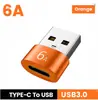 Nuevo adaptador para teléfono móvil 6A USB macho a TIPO-C hembra A macho a C hembra USB3.0 ventas a precio de fábrica