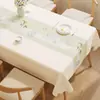2026 Novo Estilo Luxo Leve High-End Toalha de Mesa Impermeável à Prova de Óleo Resistente ao Calor Lavável Tapete de Mesa Retangular Capa para Mesa de Centro
