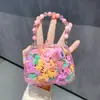 Nuevo Lindo Set de Maleta con Diadema para el Cabello Caja de Regalo Diadema de Flores Niña Pequeña Bebé Dibujos Animados Goma Elástica Accesorios para el Cabello de Niños