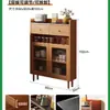 Nuevo aparador estrecho de 20 cm, mueble de almacenamiento integrado para montar en la pared, mueble para té, mueble de almacenamiento para comedor y cocina