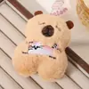 Acessórios de Pelúcia de Capivara Fofa Boneca Animal Cartoon Broche Pingente Acessórios Decoração de Bolsa Pingente Acessórios