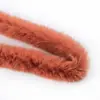 Em Estoque Atacado Tiras de Pelo Sintético de Raposa 6cm, Acabamento Decorativo para Punhos de Capa Hanfu, Acessórios de Vestuário de Pelo de Visão