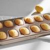 Bandeja para hornear engrosada con revestimiento antiadherente, molde para pastel de concha de 12 pulgadas con molde para magdalenas doradas, molde para hornear galletas