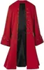 Abrigo Largo Vintage para Hombre de Halloween Estilo Corte Medieval Disfraz de Pirata Abrigo de Vampiro Atuendo para Performance COS