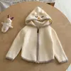 Cardigan Suéter Desenho Menina Limão Outono Inverno Novo Estilo Infantil Elegante Malha Grossa Estilo Suave Top