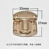 Suministro Especial Transfronterizo de Herrajes para Equipaje Pestillo Metálico Bolsa Cerradura de Pico de Pato Accesorios para Bolsas Tejidas a Mano DIY