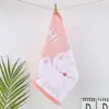Toalla Cuadrada de Algodón Puro Fabricante 100% Algodón Venta Directa al Por Mayor Toalla para Saliva de Bebé Toalla de Mano con Dibujos Suave Absorbente No Suelta Pelusa