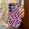 Estilo Chica Sexy Popular de Venta Caliente en el Extranjero Estampado de Leopardo Rosa Película de Doble Capa Funda para Teléfono Adecuada para Samsung S25Ultra