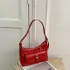 Bolsa de ombro de couro com cera de alta qualidade para mulheres, novo modelo 2026, moda de nicho, bolsa de ombro e bolsa transversal super populares para o dia a dia