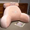Almofada de cabeceira de seda gelada macia acolchoada travesseiro grande para encosto para jogar no celular na cama dormitório escritório almofada de arremesso sofá almofada de suporte para cintura