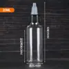 Botella con Punta de Gel 50ml 100ml Plástico PET Botella de Pigmento para Champú Loción de Abeja Botella con Gotero de Apriete