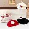 Boina para Bebé Serie de Dibujos Animados Sombrero de Punto Otoño e Invierno Estilo Dibujos Animados Muñeca Cúpula Estilo Ins Sombrero de Pintor