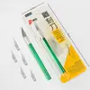Cuchillo de Tallar de Venta Caliente Transfronterizo Juego de Cuchillos para Cortar Papel Modelo de Sello de Goma para Tallado de Papel Estudiante Cuchillo Manual para Cortar Papel Venta al por Mayor