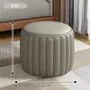 Taburete pequeño para uso doméstico, taburete redondo para sofá de sala, banco pequeño moderno, taburete bajo, reposapiés, taburete para cambiarse los zapatos en la entrada, cojín para asiento